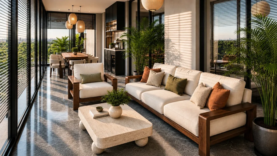 Çörekçi House — Winter garden — design alternative