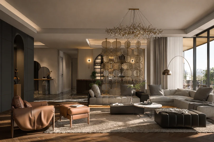 Çörekçi House living space visualisation